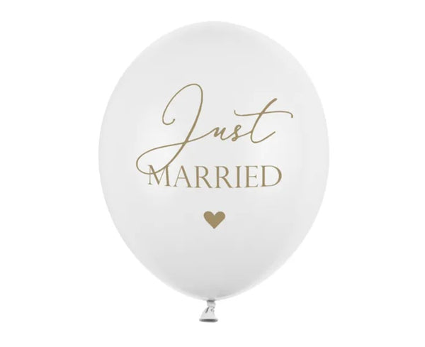 Lateksinis balionas "Just Married"