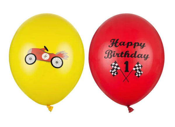 Lateksinių balionų rinkinys "Happy 1-st birthday", 2 vnt.
