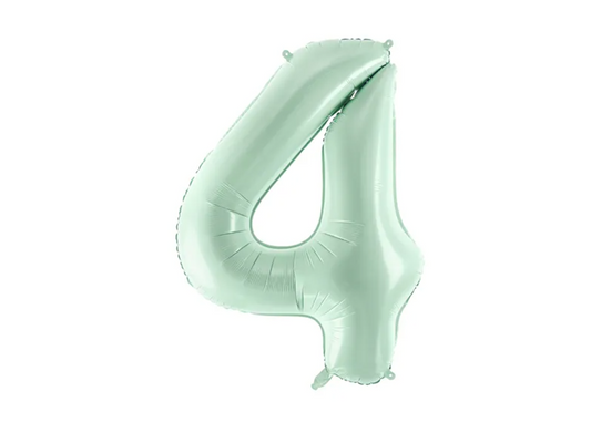 Folinis balionas "4", green (72 cm)