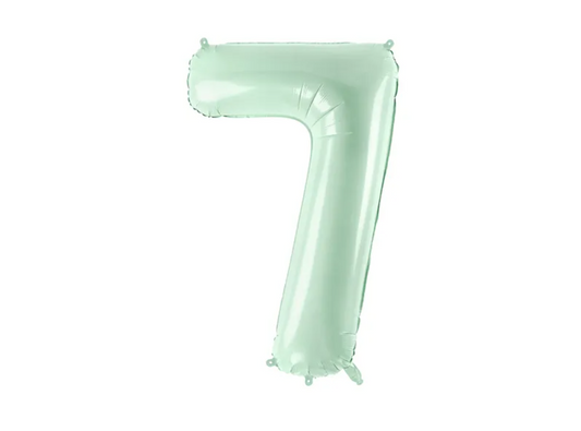 Folinis balionas "7", green (72 cm)