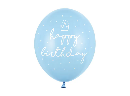 Lateksinis balionas "Happy birthday to you", 30 cm