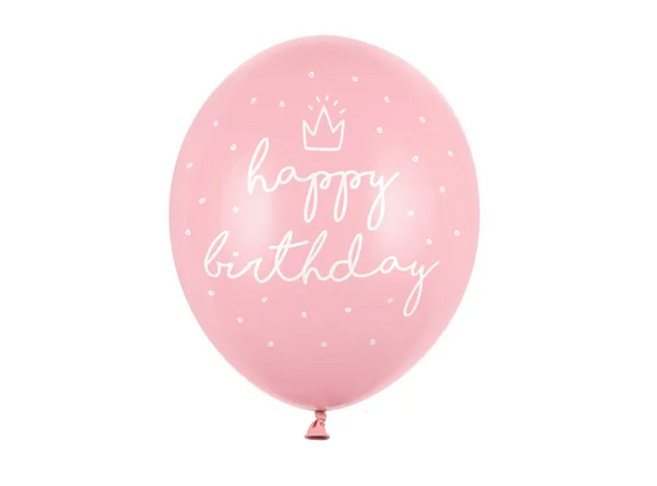 Lateksinis balionas "Happy birthday to you"