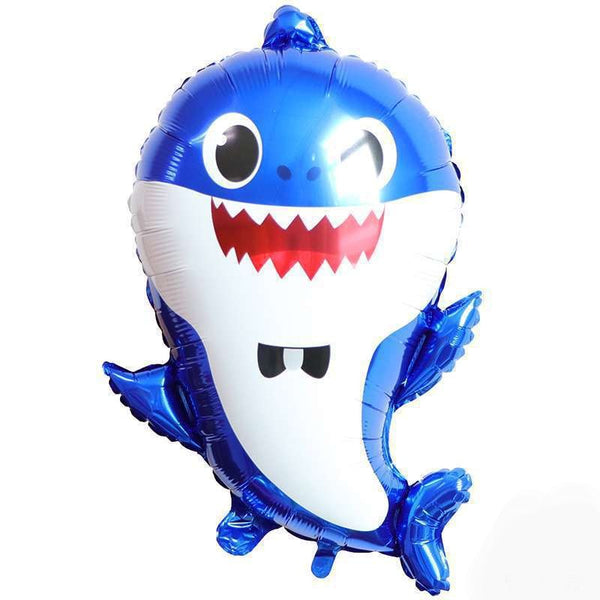 Folinis balionas "Baby shark", mėlynas