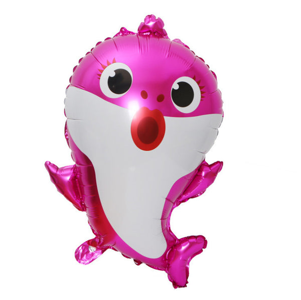 Folinis balionas "Baby shark", rožinis