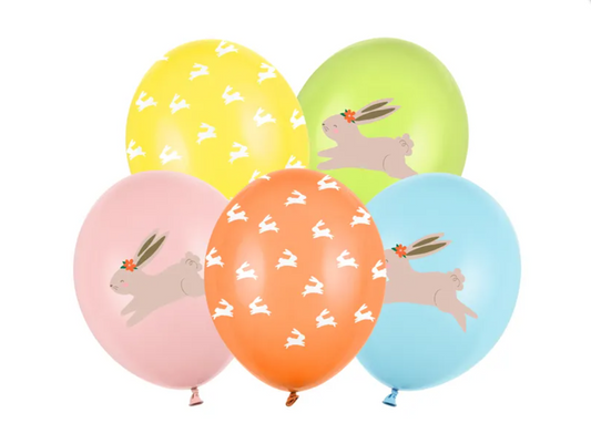 Lateksinių balionų rinkinys "Velykos", 5 vnt.