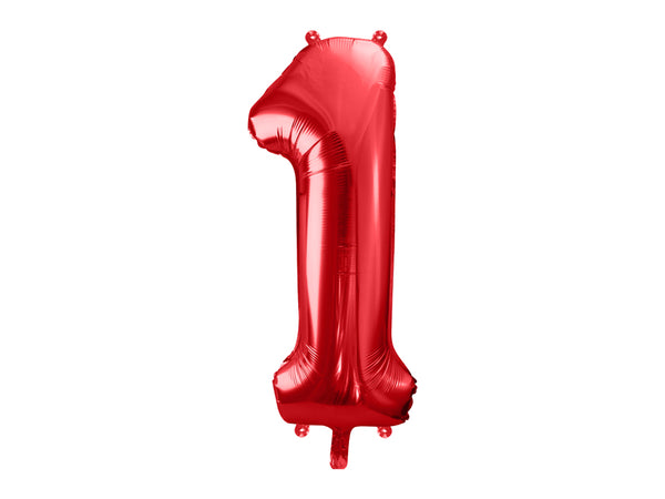 Folinis raudonas skaičius, 86 cm