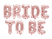 Balionai raidės BRIDE TO BE