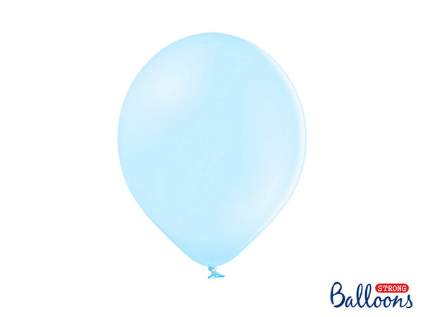 Pastelinis STRONG balionas 12 cm, Light Blue
