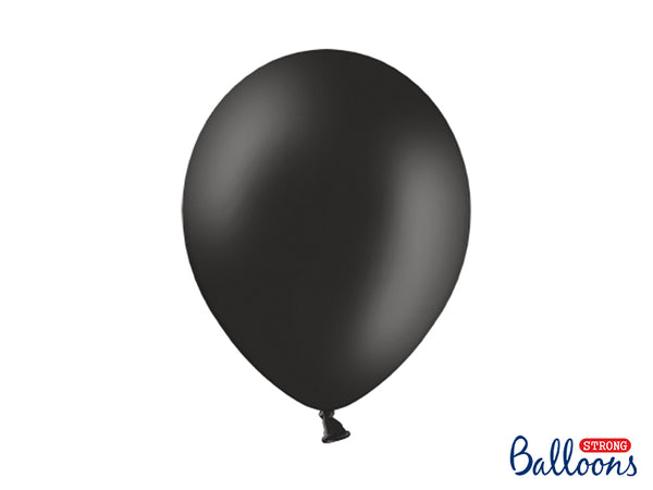 Pastelinis STRONG balionas 12 cm, Black