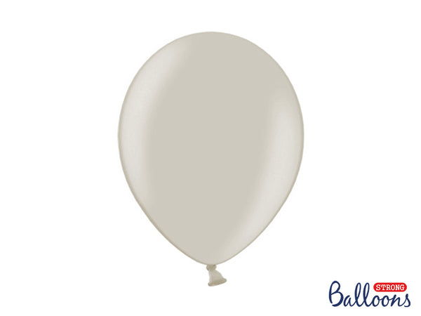 Pastelinis STRONG balionas 30 cm, Warm grey