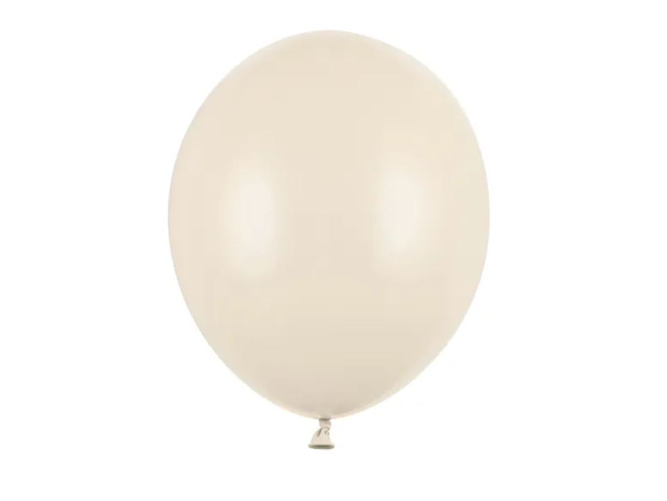 Pastelinis STRONG balionas 30 cm, Alabaster