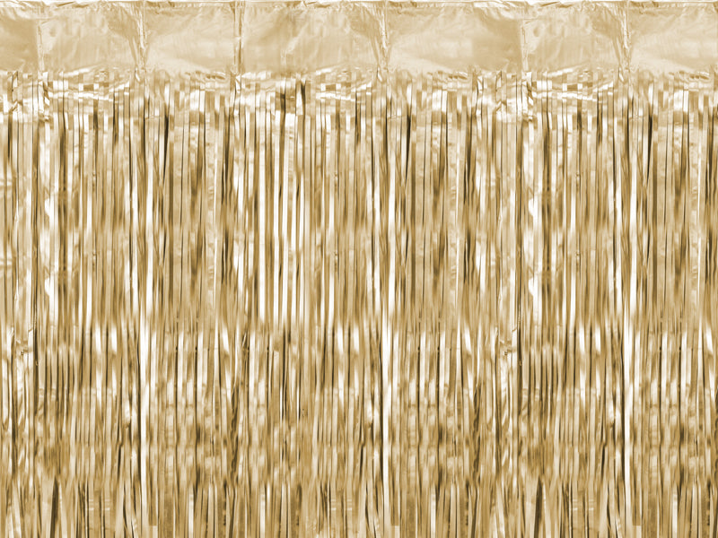 Folinė užuolaida-lietutis, luxury gold (100x200 cm)