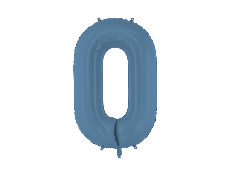 Folinis balionas "0", navy blue (86 cm)