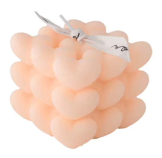 Žvakė "Širdžių kubas"