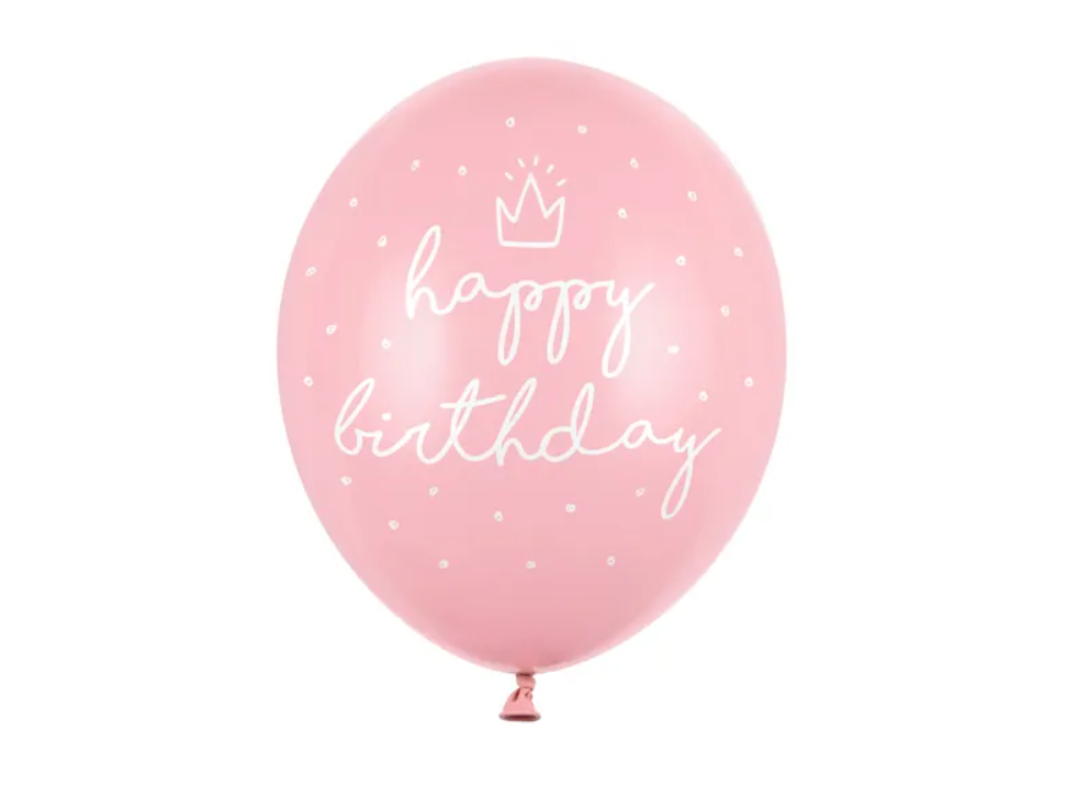 Lateksinis balionas "Happy birthday to you", 30 cm