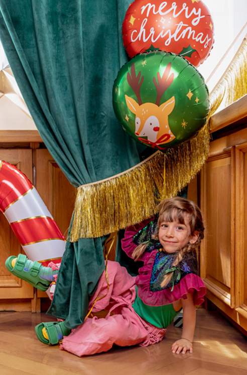 Folinis balionas "Merry Christmas"