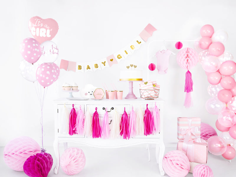 Folinis balionas širdutė "It's a GIRL"