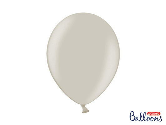 Pastelinis STRONG balionas 12 cm, Warm Grey