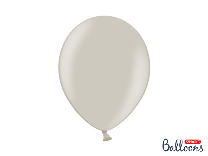 Pastelinis STRONG balionas 30 cm, Warm grey